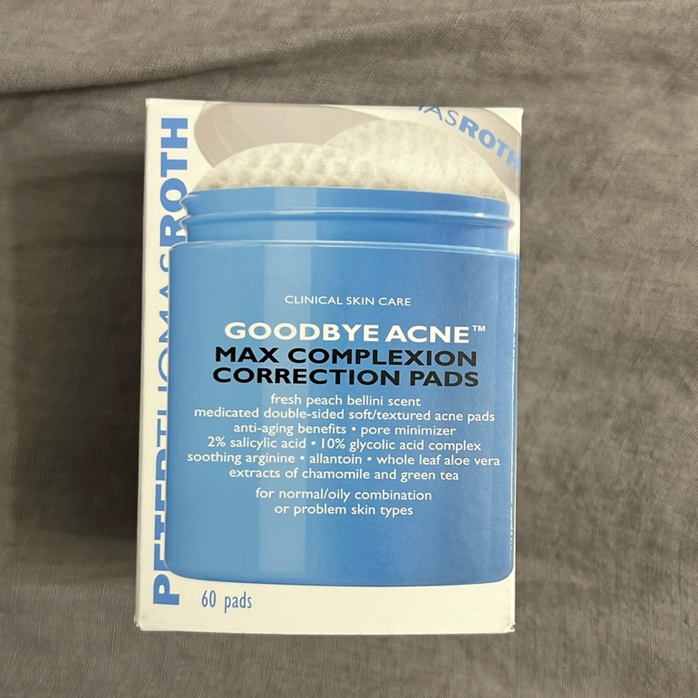 Peter Thomas Roth Goodbye Acne Max Correction Pads BRAND NEW NEVER OPENED 60ct